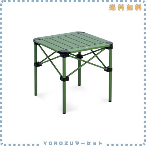 【iClimb（アィクライム）】キャンプロールテーブル アルミロールテーブル ★安定 耐荷重80kg ★天板防酸化処理 耐熱 防水 防錆 ★1.5kg