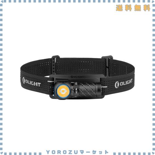 OLIGHT(オーライト) Perun 3 Mini LED ヘッドライト 充電式 懐中電灯 ヘルメットライト フラッシュライト 白＆赤 1250ルーメン 155メート