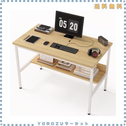 Embrace lifeシンプルワークデスク 平机 机 学習デスク つくえ パソコンテーブル オフィスデスク 幅100cm×奥行45cm 組立簡単一人暮らし