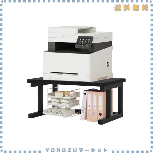 CYUUEU プリンター台 卓上 2段 小型 大型 プリンターラック 幅50cm a3対応 机上 置き台 収納棚 木製ラック棚 オフィス 省スペース 家庭用
