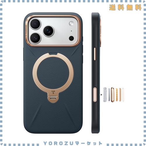 TORRAS iPhone 17 Pro Max 用 ケース【新感覚レザー・スキンタッチ】Ostand Q3 レザートーン MagSafe対応 リング スタンド 360°定点回転 10,470円