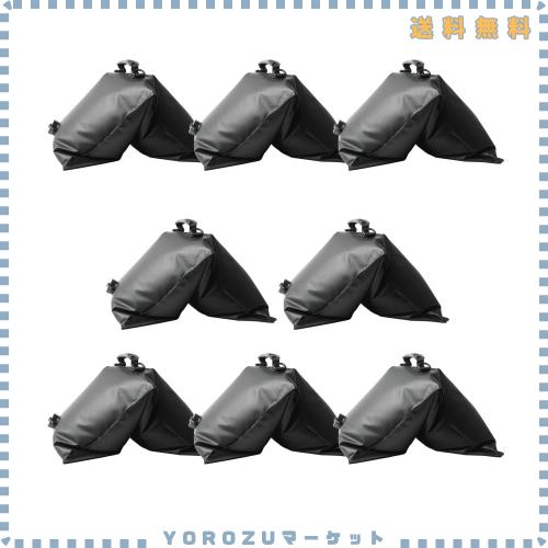 日よけ 金具 シェード固定 注水ウエイト 安定用重し袋 最大8Kg 下部用 サンシェード 取付 ベランダ 目隠し 注水タイプ アウトドア 万能