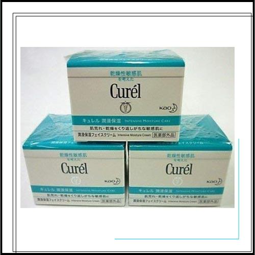 《セット販売》　花王 キュレル 潤浸保湿 フェイスクリーム (40g)×3個セット curel 敏感肌用クリーム　【医薬部外品】