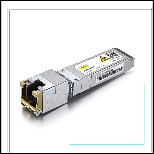 10Gtek 10GBase-T SFP+モジュール, 10G-T, 10Gカッパー, RJ-45 SFP+ CAT.6a, 最大30m, 光トランシーバ, Cisco SFP-10G-T-S、Meraki、Netg