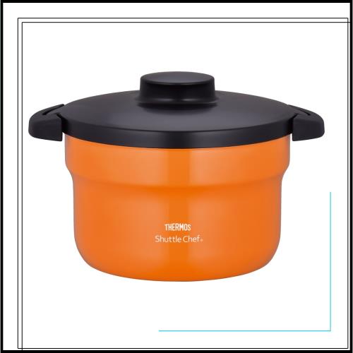 サーモス 真空保温調理器 シャトルシェフ 2.8L (3~5人用) オレンジ 【調理鍋ふっ素コーティング加工】 KBJ-3000 OR