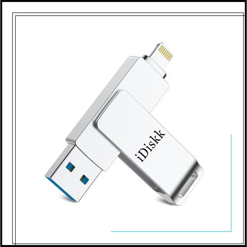 Apple mfi認証済み iDiskk iPhone usbメモリー 256GB 外付けハードドライブ ハードディスク Lightning ランキング iOS外部ストレージ プ