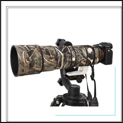 ROLANPRO レンズカバー | 適用ソニー FE 200-600mm F5.6-6.3 G OSS 対応 | 望遠レンズ用カモフラージュカバー | 3層構造保護、防水 | カ