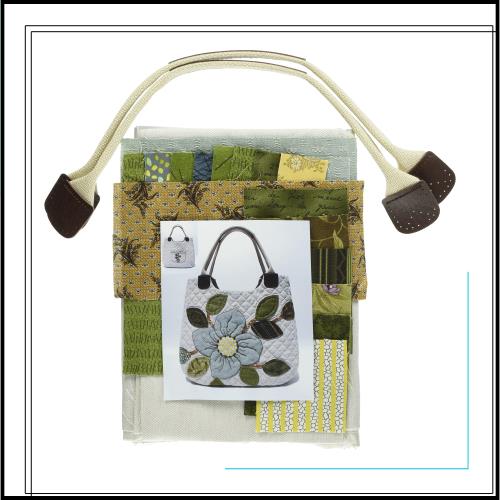 AKEMI SHIBATA〔柴田明美のパッチワークキット〕大きなお花のバッグ