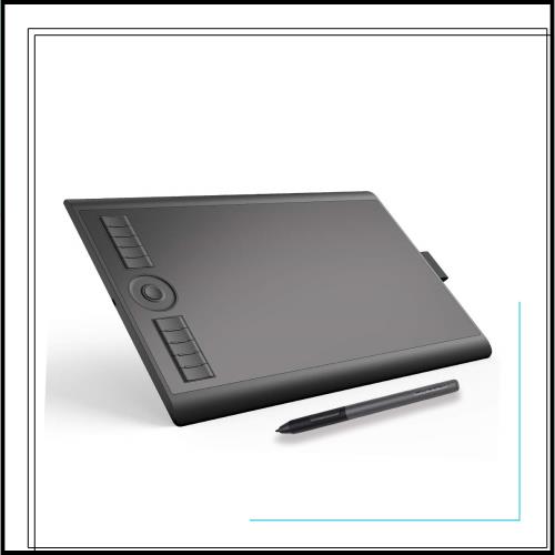 GAOMON ペンタブ M10K PRO タッチホイール付き 板タブ 傾き検知対応 充電不要ペン 10個ショートカットキー付き お絵描き/イラスト/デザイ