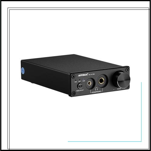 AIYIMA DAC-A5 PROヘッドフォンアンプ 24BIT 192KHz HIFI USB DACデコーダーオーディオインターフェースデジタル光同軸PC USBコンバータ