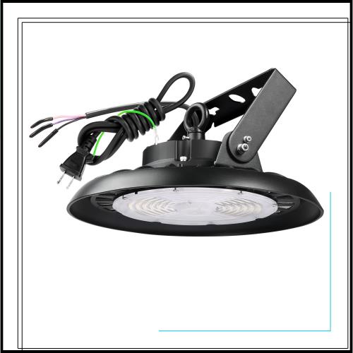 200W高天井灯 LED高天井照明 5000K昼白色【プラグ付 1.5M配線】0-10V調光機能付き(調光器別) 28000LM(2000Ｗ水銀灯相当）UFO型LEDハイベ