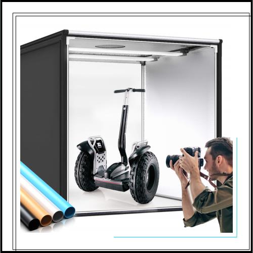 【最新】超大型 撮影ボックス5500K 撮影キット SAMTIAN 104x104x104cm 4色背景シート（黒・白・青・黄） 撮影ブース 撮影スタジオ 126個