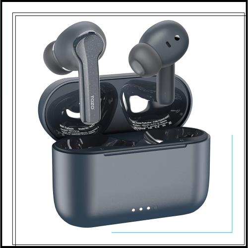 TOZO NC2 ワイヤレスイヤホン 極上の音体験 ANC/ENC搭載 ノイズキャンセリング 最大35dBのノイズを低減 Bluetooth 大容量バッテリー 最大