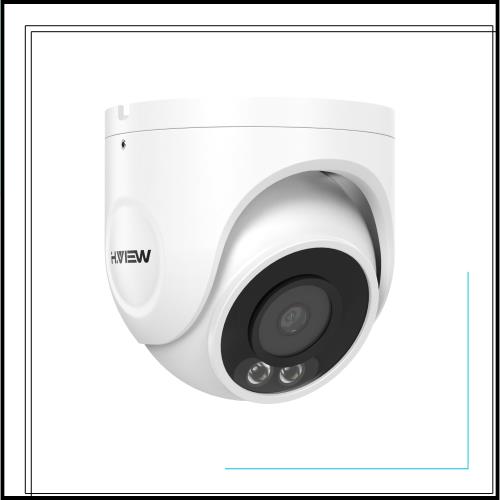 【4K画質・フルカラー撮影】H.View ドーム型 防犯カメラ 4K 800万画素 24/7 カラー暗視 POE給電カメラ 有線接続 WDR技術 広角2.8mm ONVIF