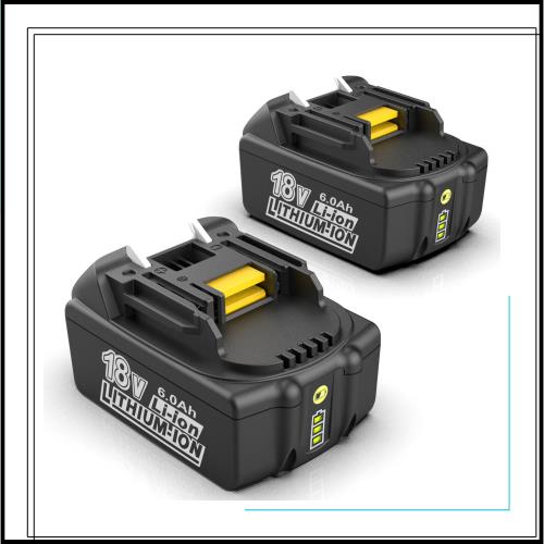 Ehomtikk 互換品マキタ18Vバッテリー マキタバッテリーBL1860B マキタバッテリー18V6.0Ah電動工具用リチウムイオンバッテリーBL1815 BL18