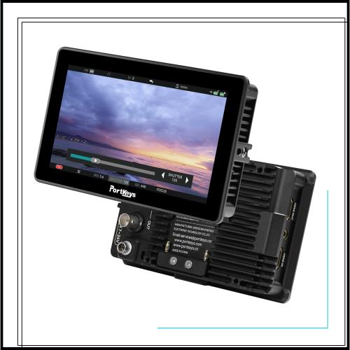 Portkeys BM5IV 5.5インチ 2000nit カメラコントロールフィールドモニター デュアルスクリーンカムコーダーモニター Sony Canon RED ARRI