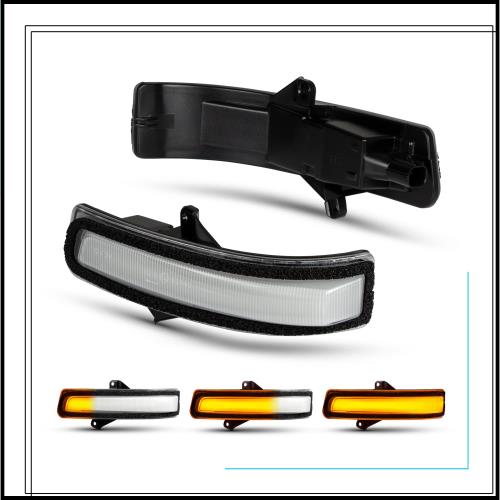 POPMOTORZ スズキ 新型ジムニー JB64W JB74W LEDドアミラーシーケンシャルウインカーランプ クリアレンズ 高輝度 ハイフラ防止 純正交換