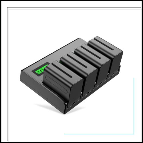 Powerextra NP-F970互換バッテリー 4個セット 8800mAh リチウムイオン電池 7.4V容量 NP F970バッテリー Sony NPF970,F750,F960,F530,F570