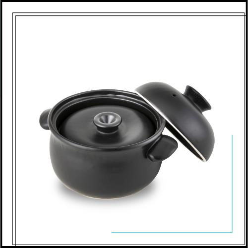 たいせい窯 萬古焼 土鍋 ごはん鍋 3合炊き 黒 / 日本製 直火用 電子レンジ対応 食洗機対応 オーブン対応 / 炊飯土鍋 炊飯器 調理器具 昔