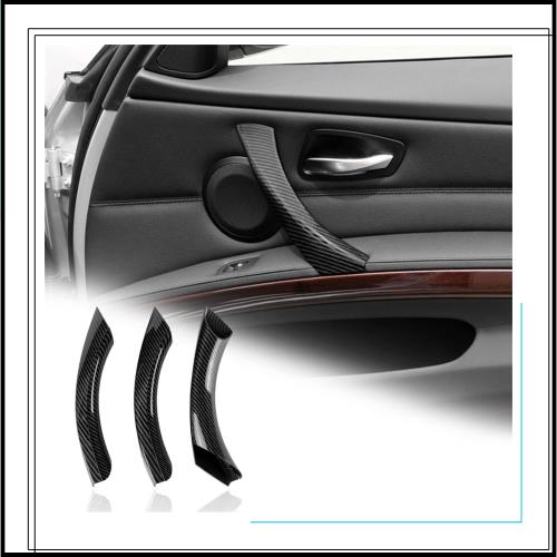 AIRSPEED BMW 3シリーズ E90専用 ドアハンドルカバー ドアノブカバー カスタム ガーニッシュ インサイドドアノブ 内装パーツ ノブカバー