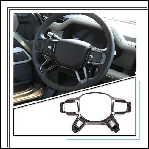 METYOUCAR ランドローバーディフェンダー 2020~2023に適用 ステアリングホイールフレーム ステアリングホイール カバー フレーム ステア