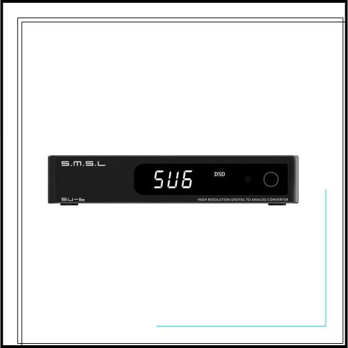 S.M.S.L SU-6 Bluetooth 5.0 ES9038Q2Mチップ OPA1612*4 OP AMP DAC PCM32Bit 768kHz DSD512 LDAC デスクトップ Mini オーディオデコーダ