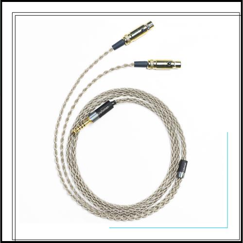 GUCraftsman 6N単結晶銀ヘッドホンアップグレードケーブル/交換ケーブル4.4mm/3.5mm/4Pin XLRはAUDEZE LCD-X LCD-XC LCD-2 LCD-3 LCD-4 L