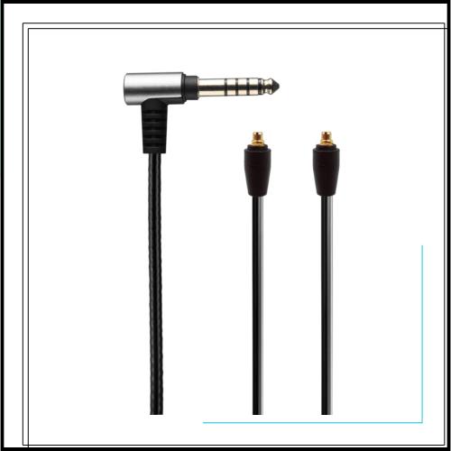 単結晶銅 Sennheiser ゼンハイザーIE300 IE900 対応 アップグレード・ケーブル 【プラグ 4.4mm 5極 バランス】 ビバボ IE300 Pro IE900 P