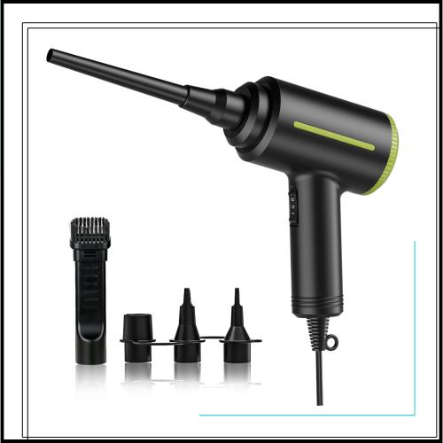 DOROBEEN 電動エアダスター 電気 空気 ダスター ハンドヘルド エア ブロワー 500W 40000RPM 強力 エア ダスター 有線 エア ダスター コン