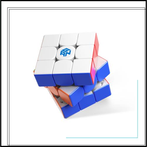 GAN 12 M Maglev フロスト 3x3 ステッカーレス スピード ガン 競技用 キューブ フラッグシップモデル（内部原色）