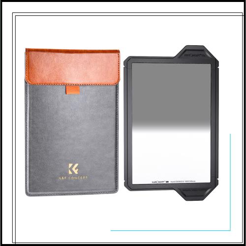 【新型】K＆F Concept ハーフNDフィルター角型 GND8 GND0.9 ハードグラデーション 明暗差調整 日本製AGC光学ガラス 36層ナノコーティング