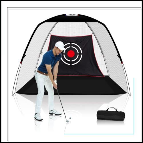 ゴルフネット ゴルフ 練習ネット ゴルフ練習用ネット 素振り 3.6×2×2.1 大型 屋外 初心者向き 設置簡単 キャリーバッグ付