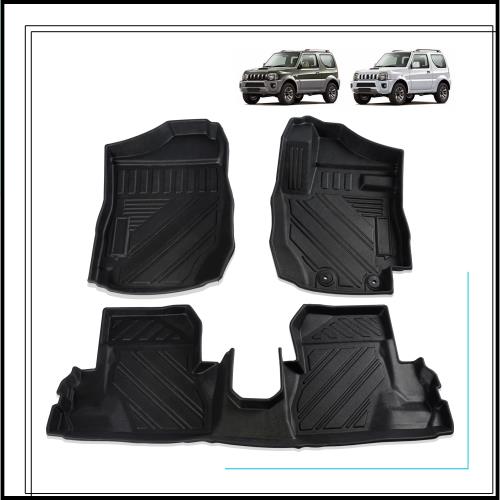 YESHMA 【改善品】フロアマット 新型ジムニー JB64型 JB74型 【AT車】 ラバーマット 3D 防水マット TPE材質 右ハンドル専用 消臭 抗菌 防