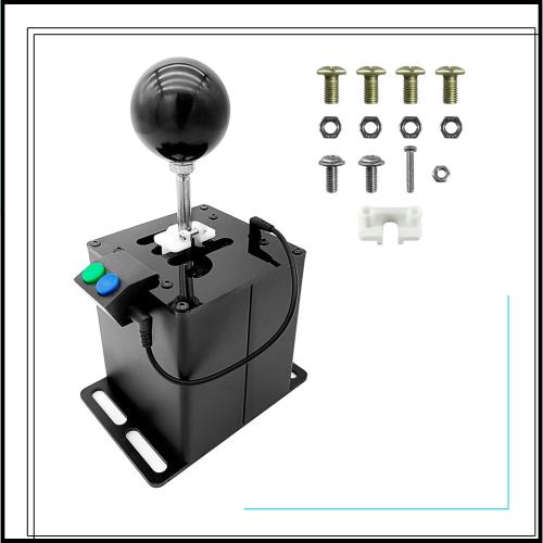 Palumma USBシミュレーターシフター 、PC USBシミュレーションゲーム6+ R Hギアシフター、For Logitech G29 G27 G25 G920 スラストマスタ