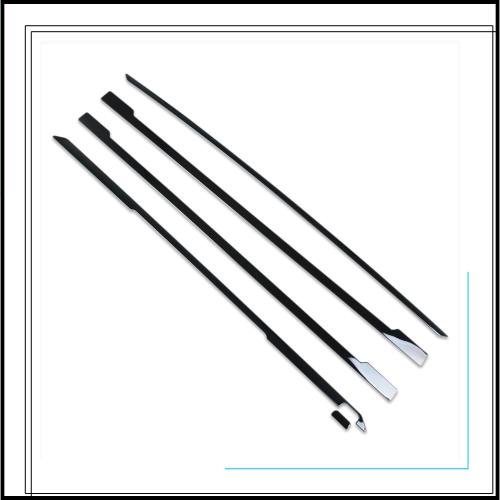 RUIQ ダイハツ 新型アトレー S700V S710V 専用 外装 ステンレスフロント バンパー グリル ガーニッシュ Daihatsu ATRAI 専用設計 (黒色)