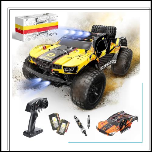DEERC ラジコンカー 高速 オフロード 人気 トロフィートラック レーサー こども向け 交換用ボディ 4wd RCカー 1/10スケール プレゼント