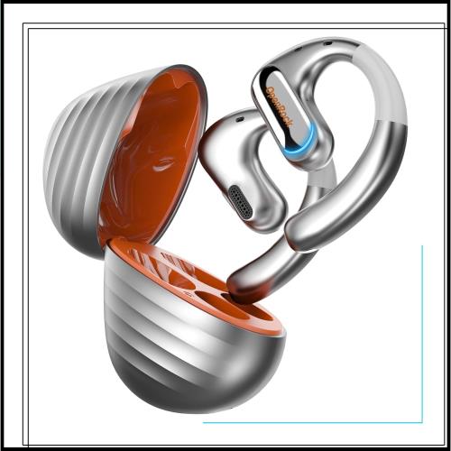 OpenRock Pro オープンイヤー型ワイヤレスイヤホン Bluetoothイヤホン 耳を塞がない 低音強化 非骨伝導 16.2mmドライバー 空気伝導 開放