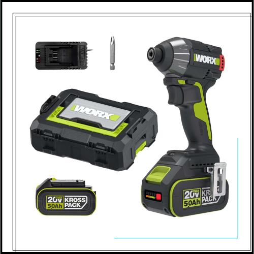 WORX（ワークス）インパクトドライバー 18V（20V Max）トルク230Nm 4モード搭載 打撃モード4段階切り替え ヘッド長116mm ブラシレスモー