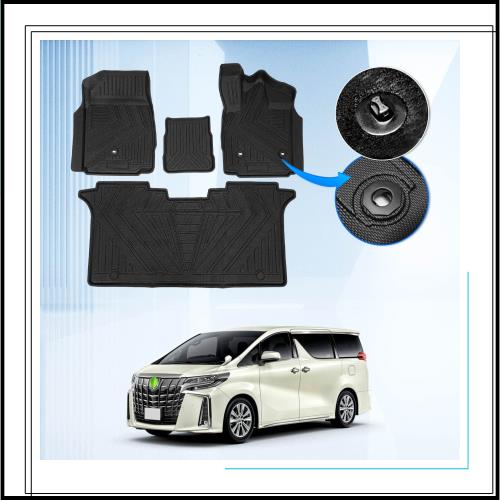 GIMUYA トヨタ アルファード・ヴェルファイア 30系 前期 後期 3D フロアマット ガソリン車・ハイブリッド車 2015年1月〜 防水 立体構造 カ