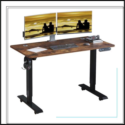 BilBil デスク パソコンラック つくえ 電動昇降式 机 120CM×60CM 電動