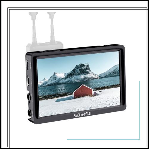 FEELWORLD FW568S 6インチ3D LUT波形カメラモニター1920X1080フルHDスクリーン3G-SDI/4K HDMI入出力（F970外付け供給キット付き）