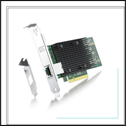 ipolex 10Gb NIC PCI-E ネットワークカード,シングル RJ45ポート,Intel X540-T1コントローラ付き,PCI-E X8,PCI Express LANアダプタ,Wind