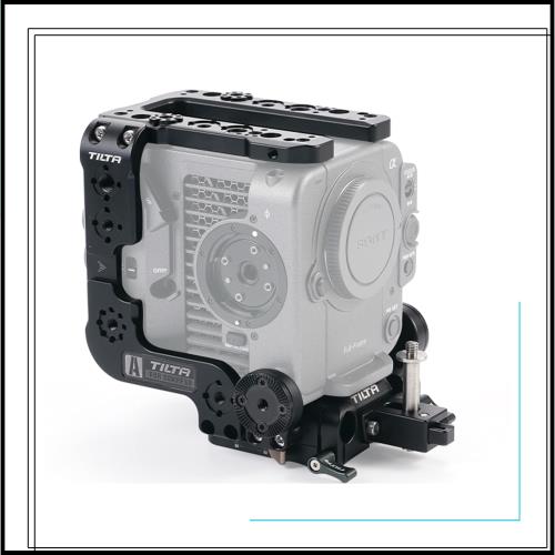 TILTA カメラケージ Sony ソニーFX6用 クイックリリースベースプレート、多機能トッププレート、サイドアーム付き、映画製作用リグ基本キ
