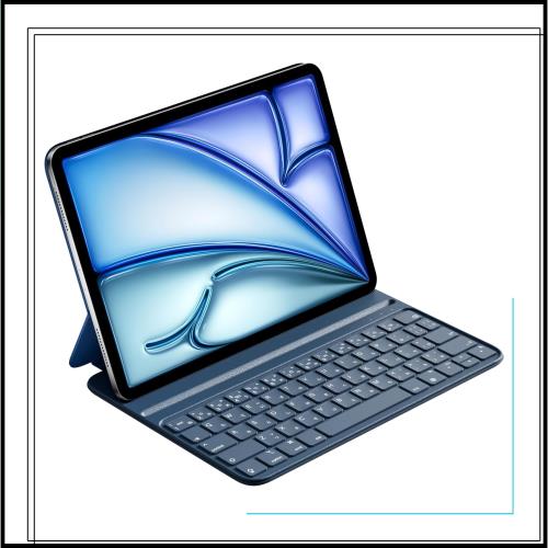 HOU iPad Air 11インチ M2/M3 / iPad Air 10.9インチ (第4世代・第5世代) / iPad Pro 11インチ (第1/2/3/4世代) 対応 キーボード付きケー