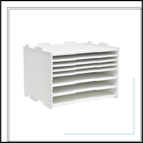 書類棚 A3サイズ 木製 デスク上置き棚 レターケース ファイルキャビネット 4段/6段/7段/9段/10段 書類ラック 卓上収納 ラック スライドボ