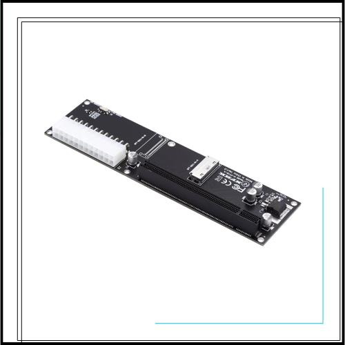 Cablecc oculink 8x SFF-8612 8611からPCI-Express PCIe 16XアダプターとATX 24pinパワーポートメインボードグラフィックスカード