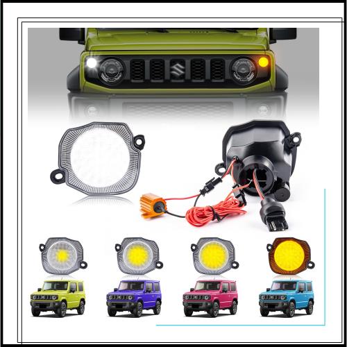 NEIFILES スズキ適用 ジムニー JB64W シエラ JB74W フロントウインカー LED ディライト機能付き シーケンシャル ウインカーポジションキ