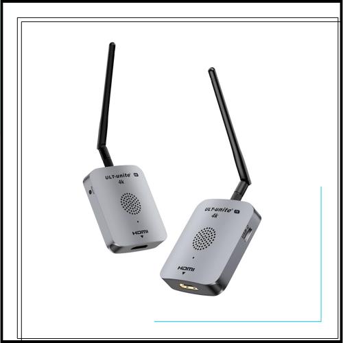 eppfun 長距離80m ワイヤレス HDMI 4K対応 無線 送受信機セット 安定転送 映像音声同期出力 PC/ノートパソコン、テレビ、会議 プロジェク