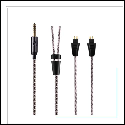 6N単結晶銅・銀メッキ TH900MKII TH610 対応アップグレード・ケーブル【プラグ 4.4mm 5極 バランス】ビバボ TH909 対応 交換用 リケーブ