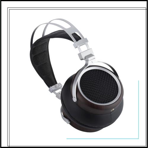 SIVGA LUAN Hi-Fi ダイナミックドライバ 木製 ヘッドホン (ブラック)